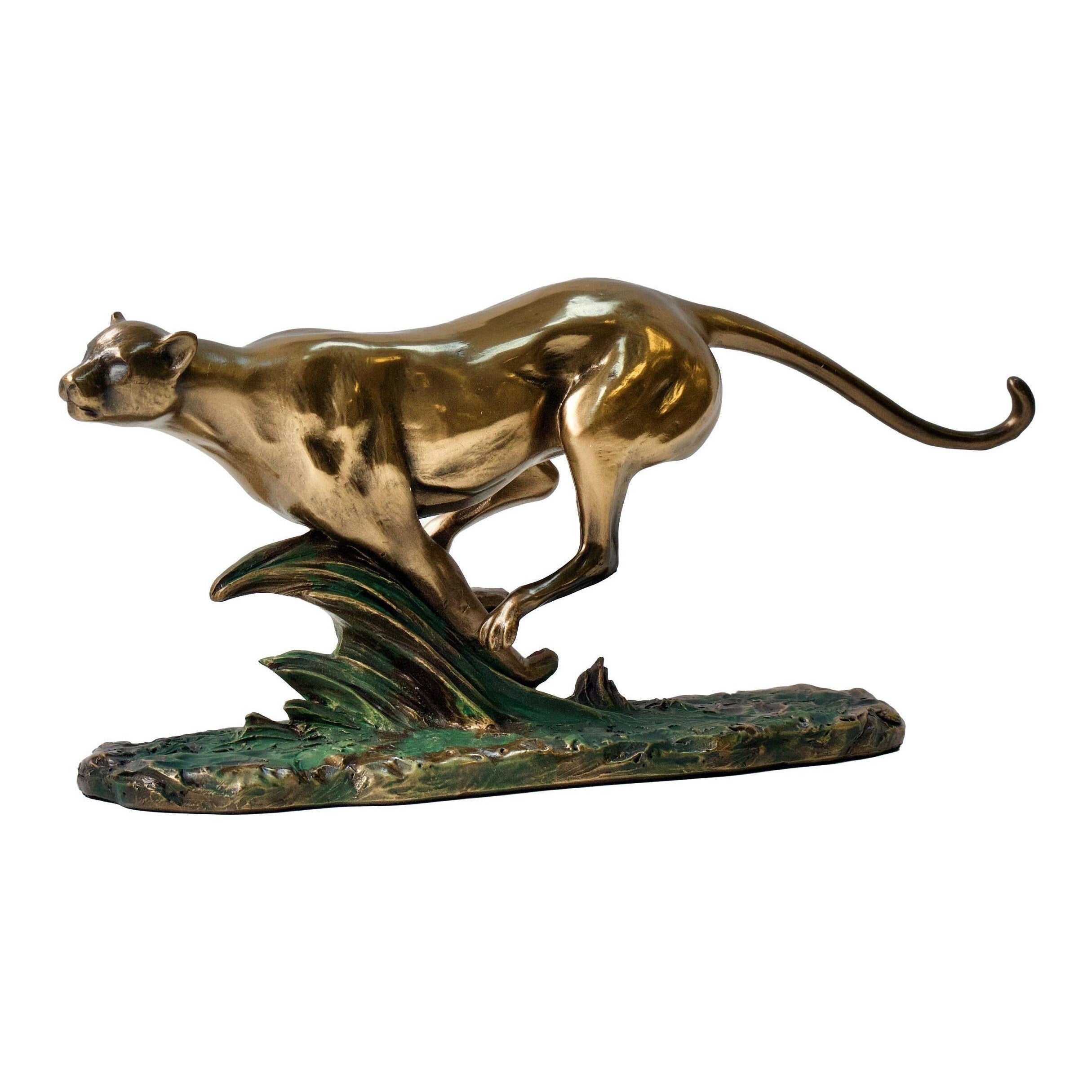 Running Panther | Animal Sculptures | Home Decor | Handcrafted