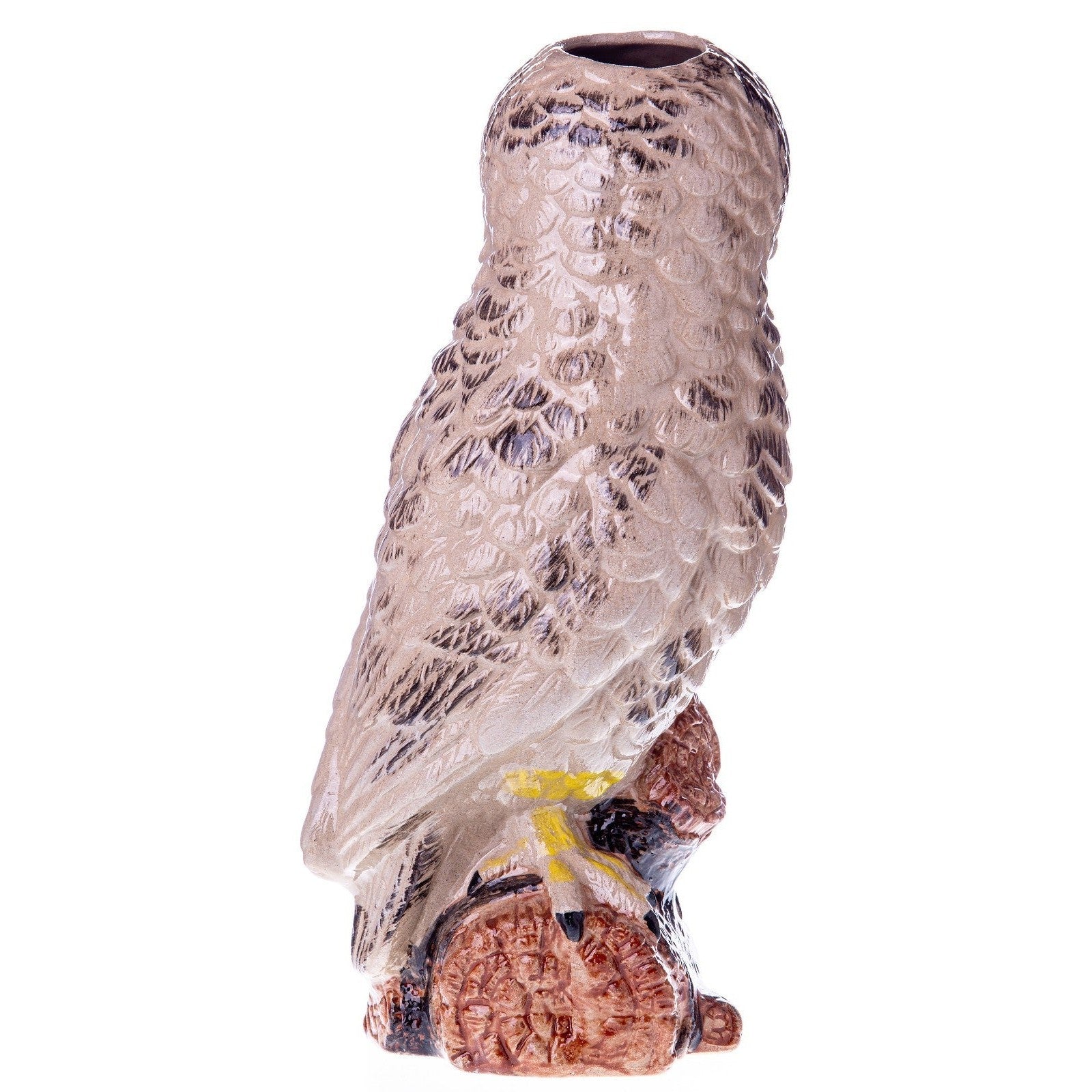 Rustic Ceramic Owl Statue | Animal Sculptures | Home Decor
