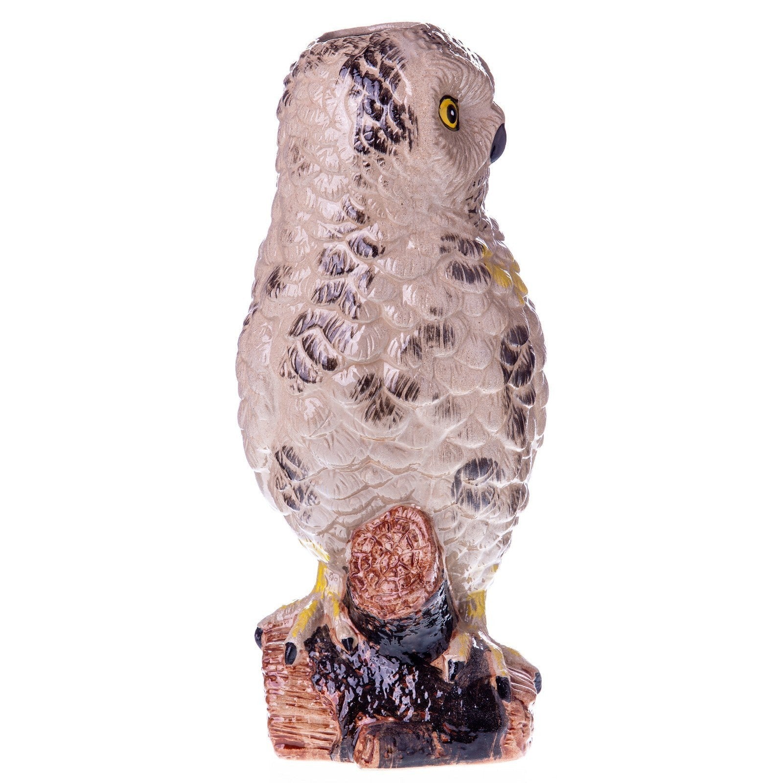 Rustic Ceramic Owl Statue | Animal Sculptures | Home Decor