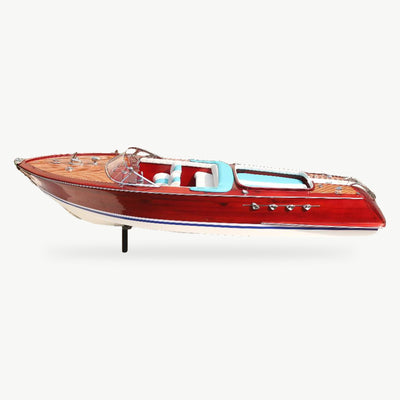 Riva Aquarama Wooden Model Boat – 124 cm, Mahogany Finish