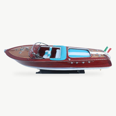 Riva Aquarama Wooden Model Boat – 87 cm, Mahogany Finish