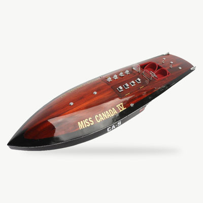 Miss Canada IV Racing Boat Wooden Model – 86 cm