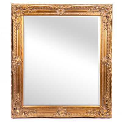Ornate Baroque Mirror Frame | Handcrafted Gold Decor