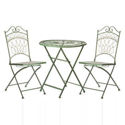 Metal garden furniture set / 3 | Handcrafted Garden Decor