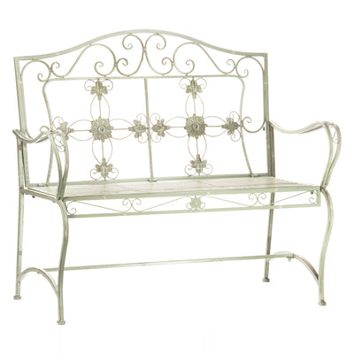 Metal garden bench | Handcrafted Garden Decor | Unique Home Accent