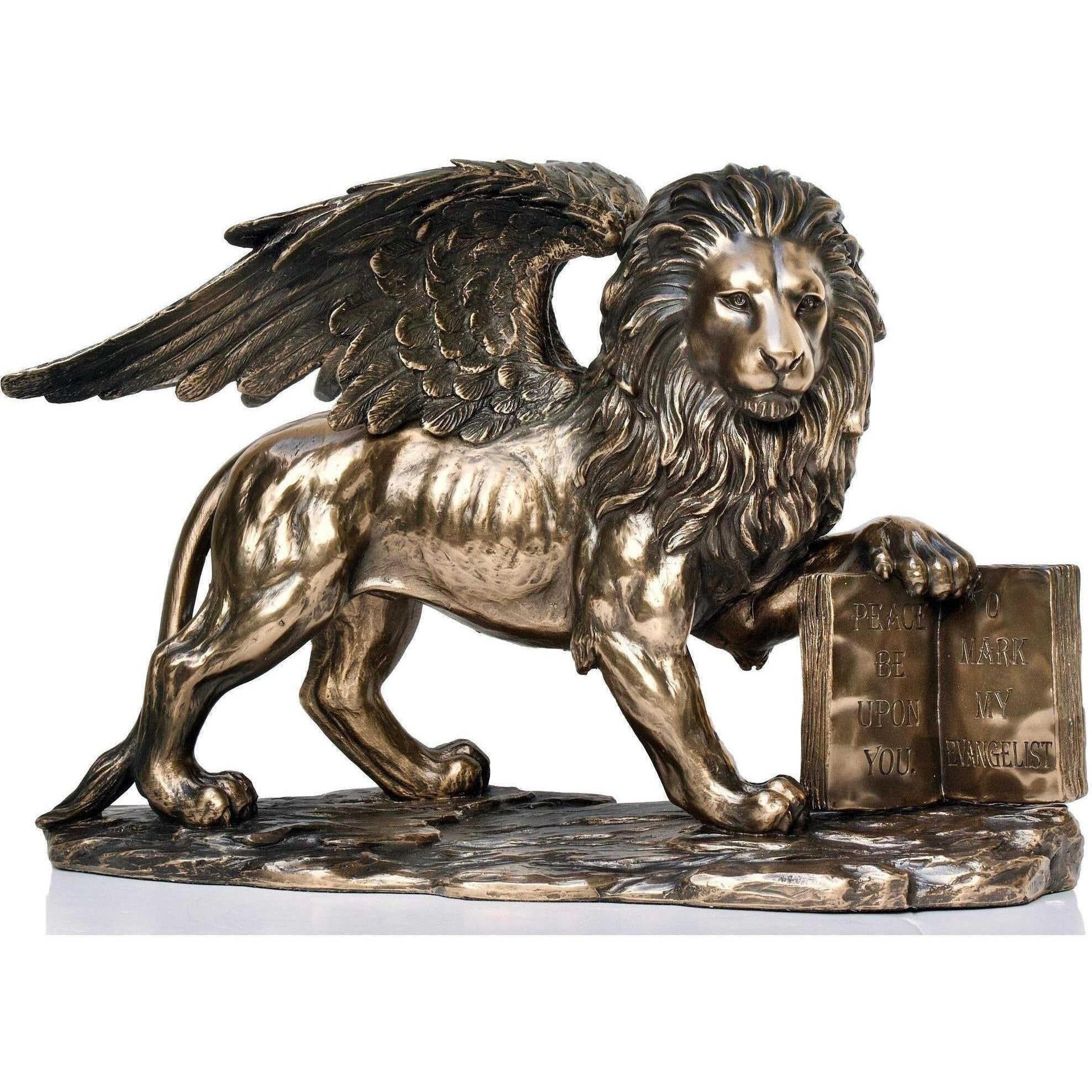 Saint Mark Lion | Mythology & Deity Sculptures | Home Decor