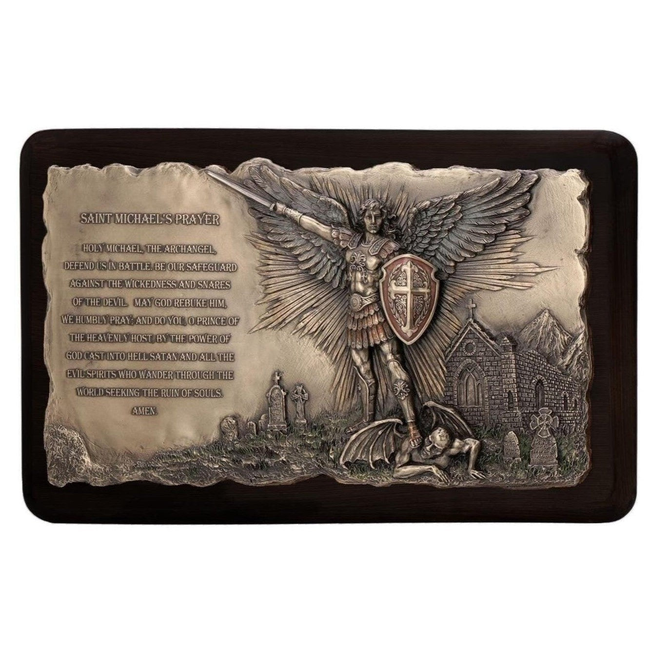 Saint Michael Archangel Wall | Mythology & Deity Sculptures