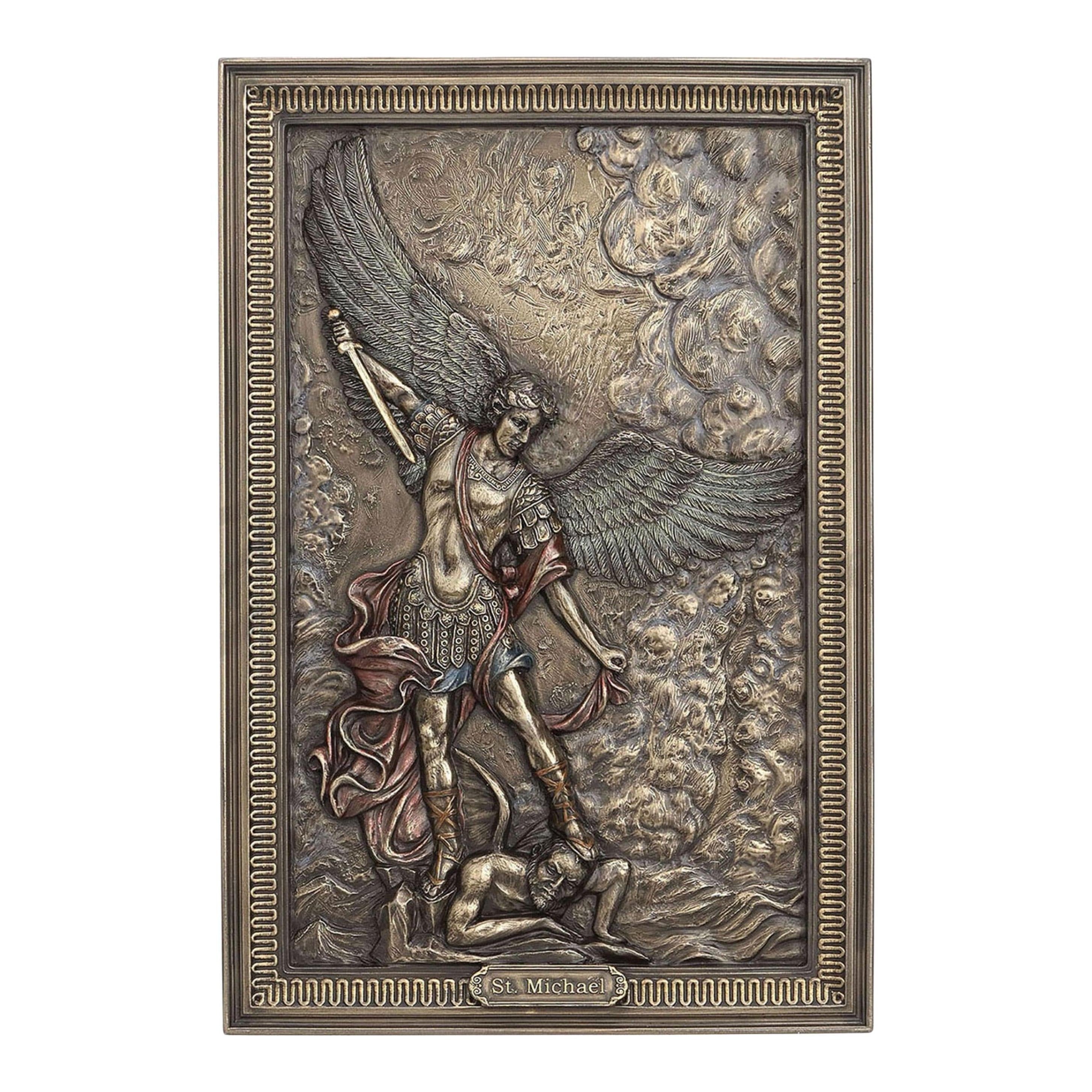 Saint St. Michael Wall Plaque | Wall Plaques & Signs | Home Decor