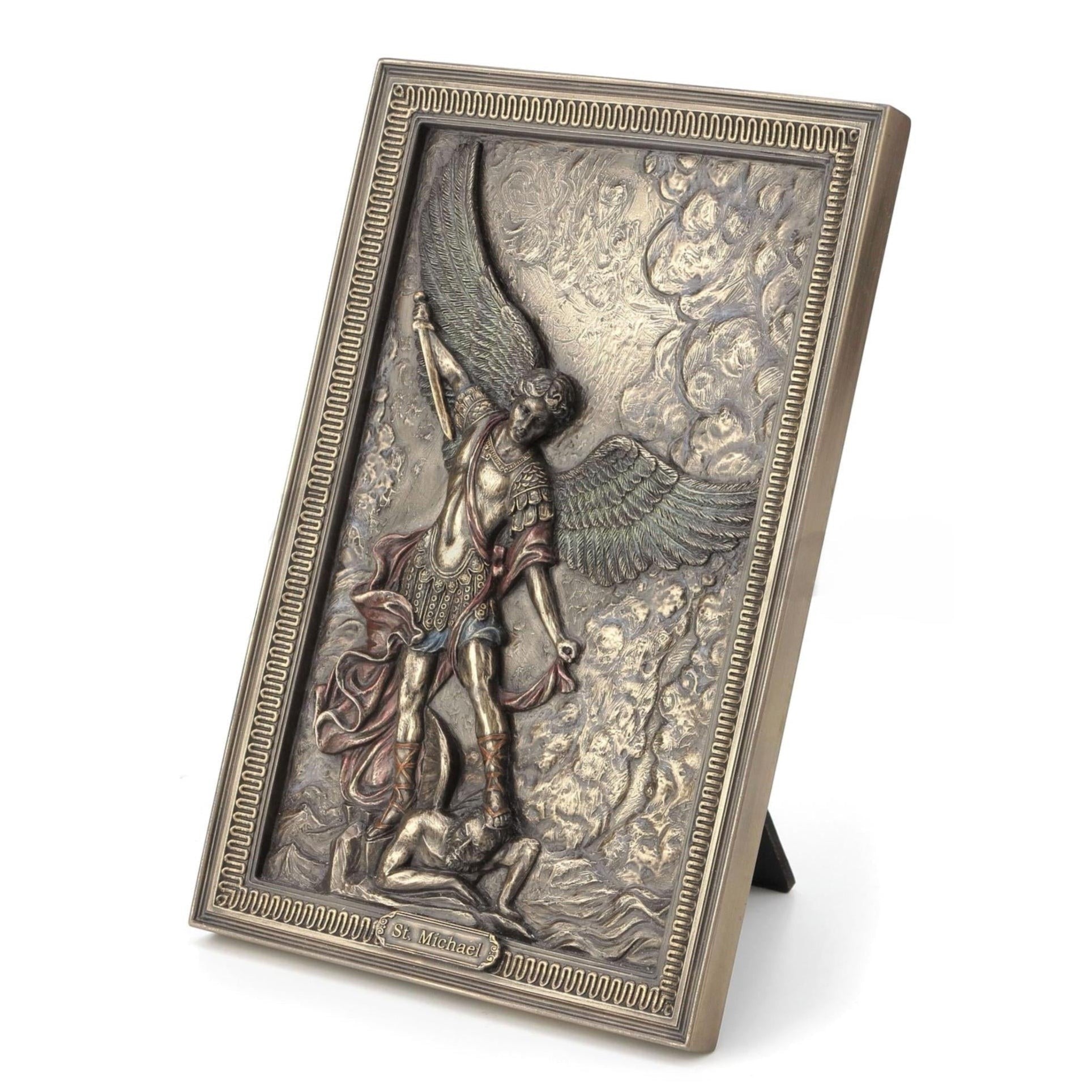 Saint St. Michael Wall Plaque | Wall Plaques & Signs | Home Decor