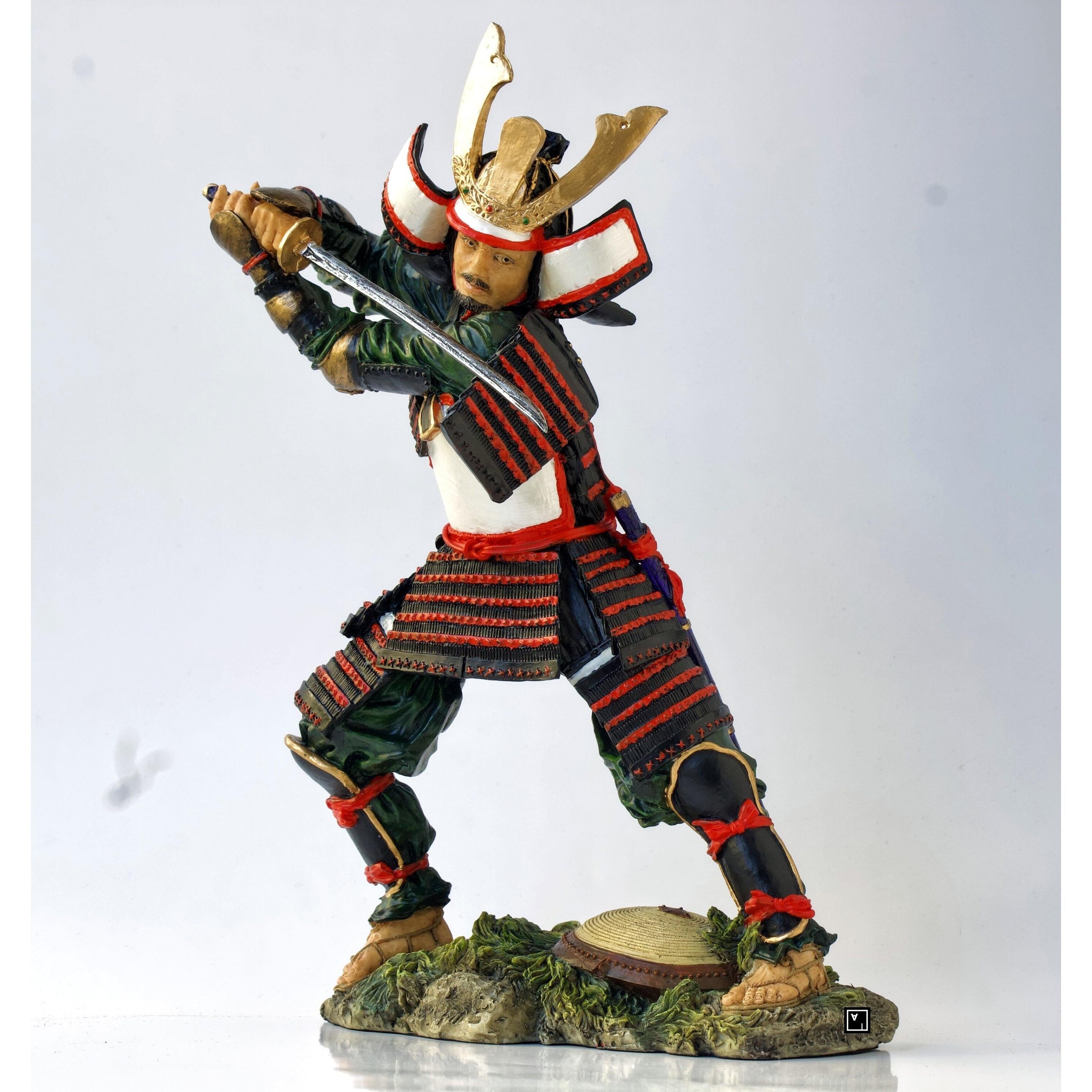 Samurai with sword | Figurines & Statues | Home Decor | Handcrafted
