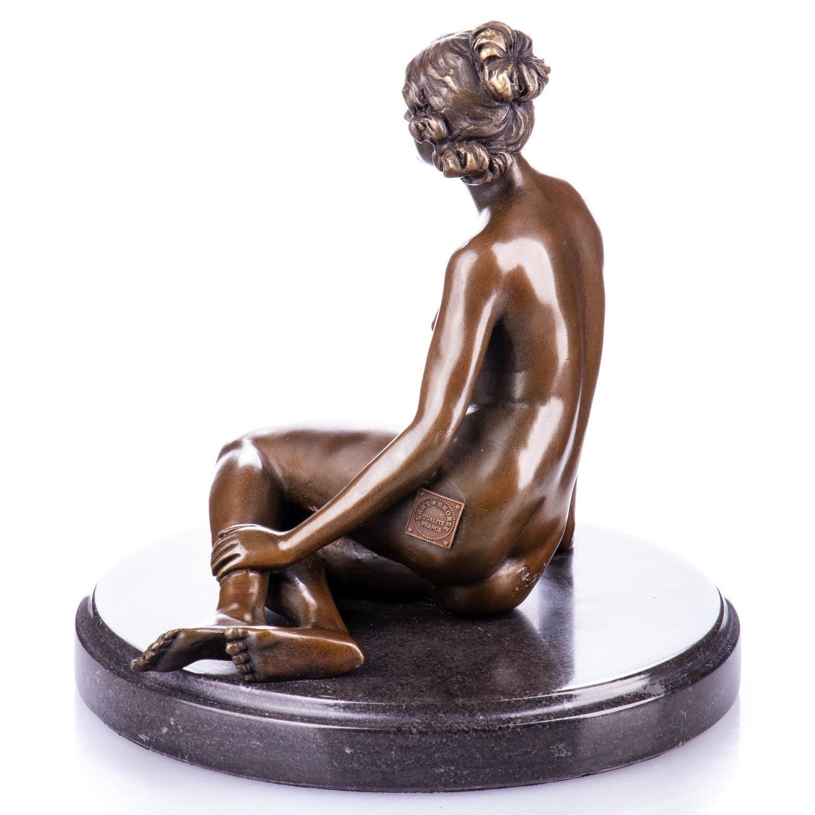 Seated Nude Female Bronze Sculpture | Nude & Figurative Art