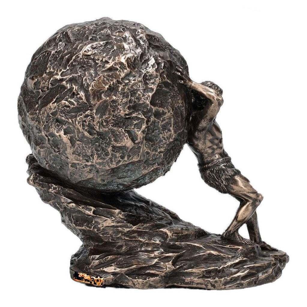 Sisyphus Rolling The Boulder | Curios & Collectibles | Home Decor
