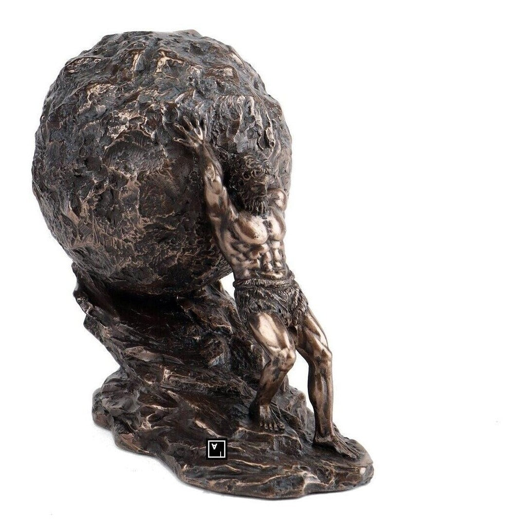 Sisyphus Rolling The Boulder | Curios & Collectibles | Home Decor