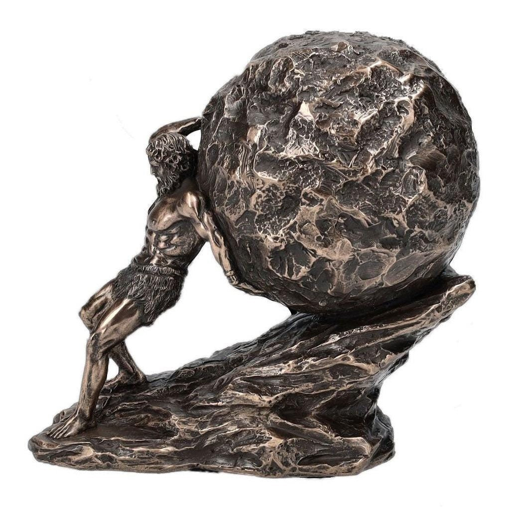 Sisyphus Rolling The Boulder | Curios & Collectibles | Home Decor