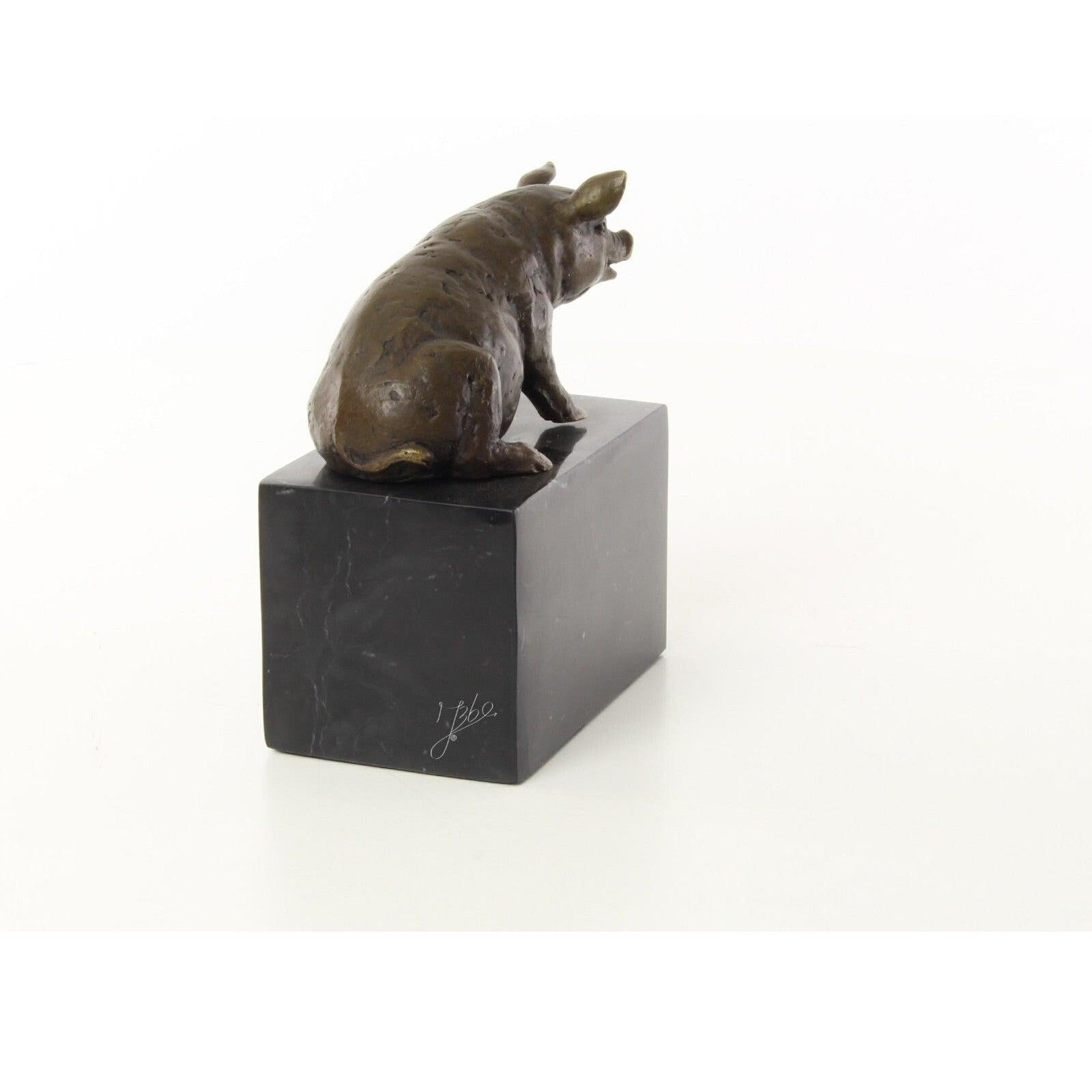 Sitting Pig | Animal Sculptures | Home Decor | Handcrafted