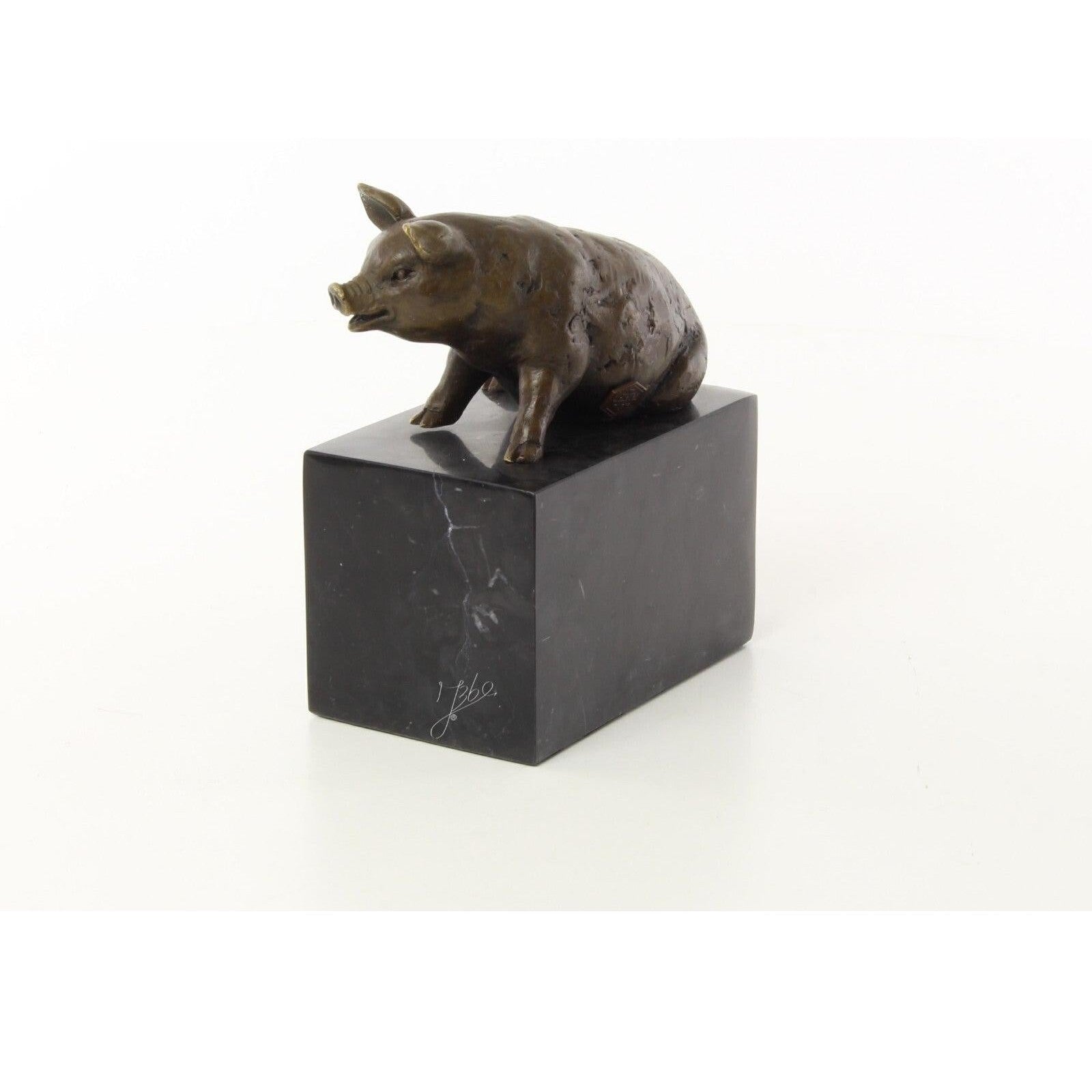 Sitting Pig | Animal Sculptures | Home Decor | Handcrafted
