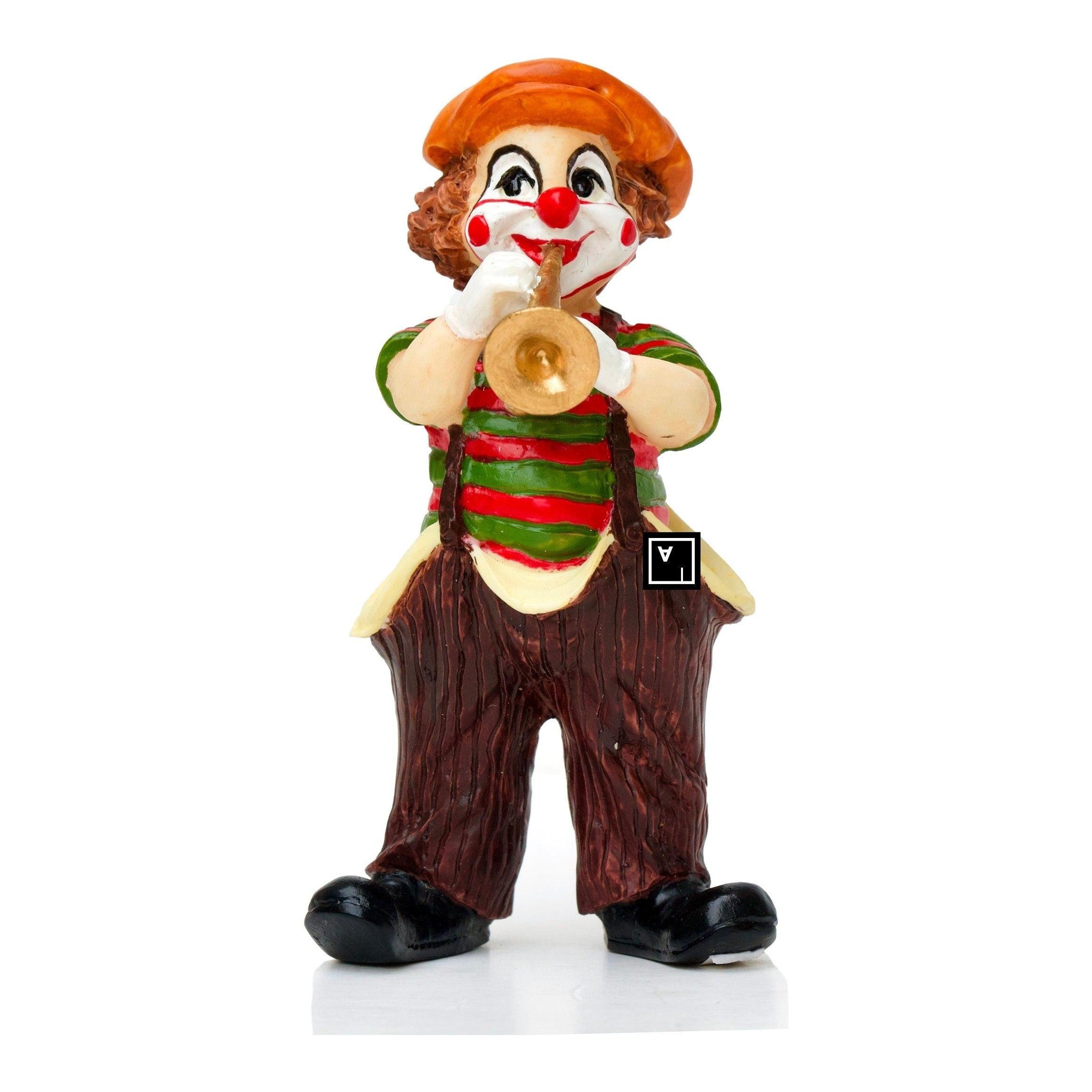 Six Musical Clowns | Figurines & Statues | Home Decor | Handcrafted