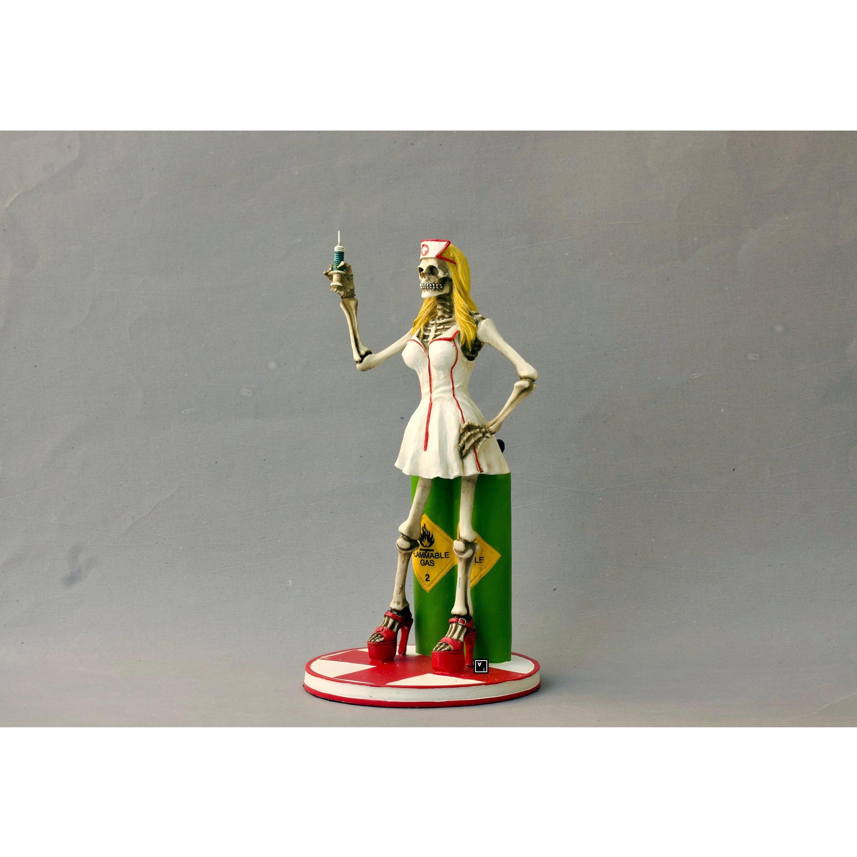 Skeleton Nurse | Figurines & Statues | Home Decor | Handcrafted
