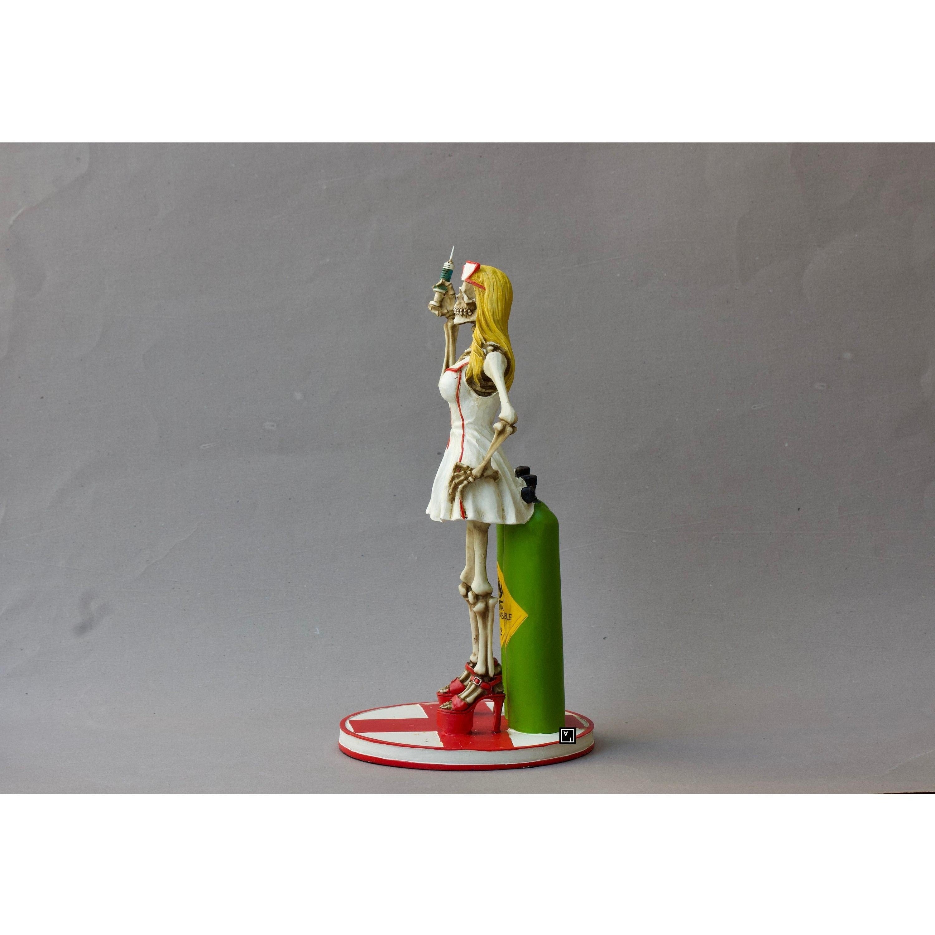 Skeleton Nurse | Figurines & Statues | Home Decor | Handcrafted