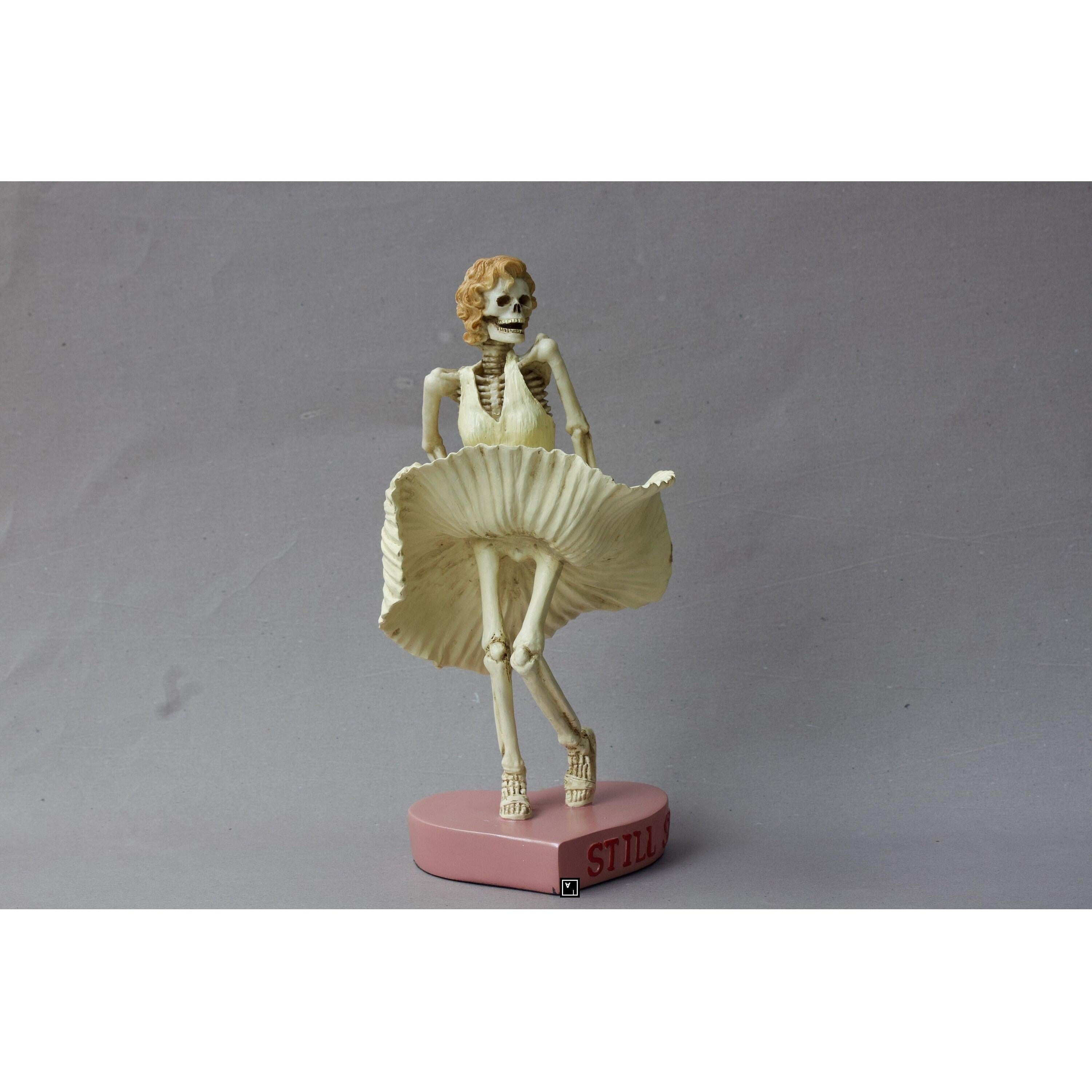 Skeleton Resin Marilyn Monroe | Curios & Collectibles | Home Decor