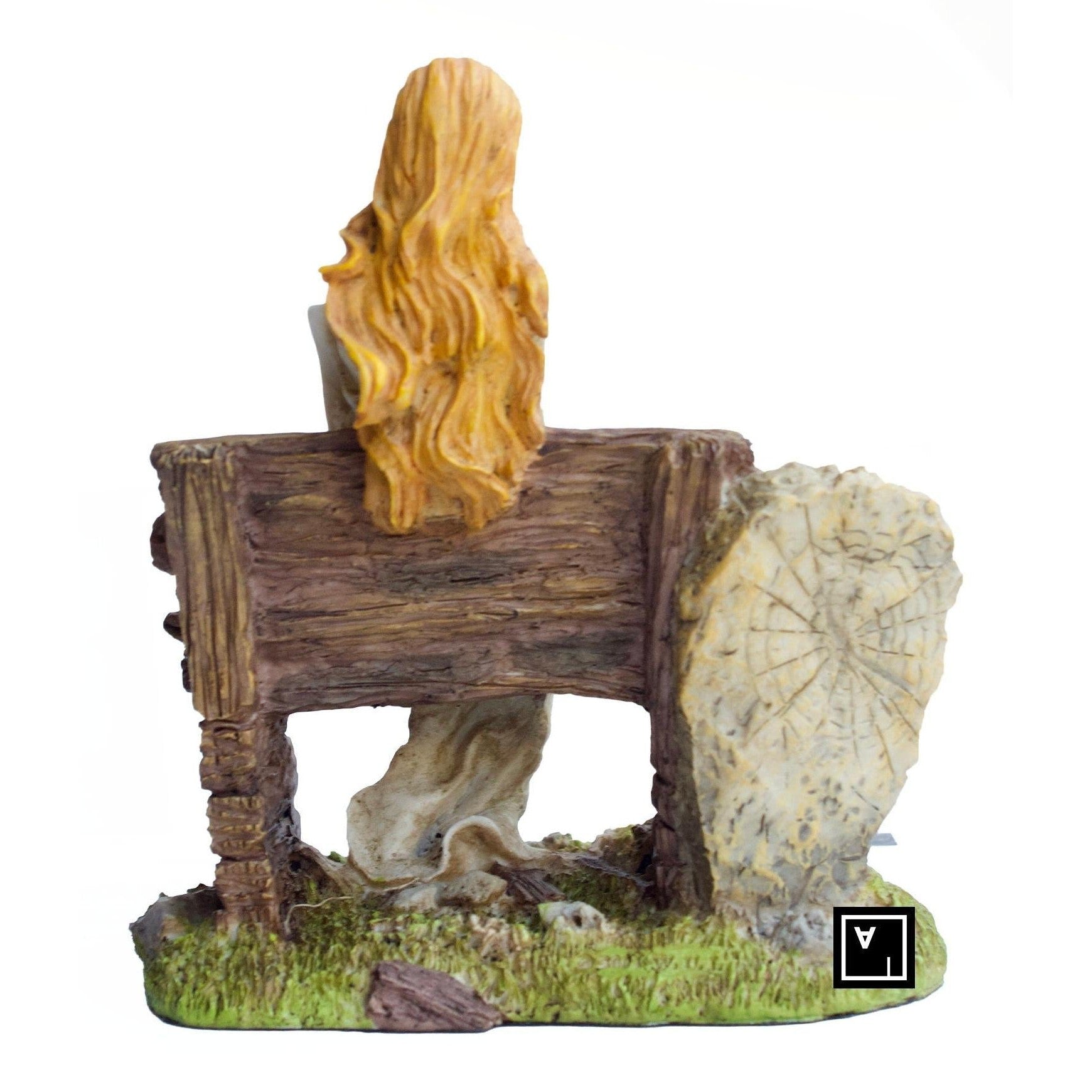 Skeleton Woman Waiting Figurine.Relationship Waiting Quotes