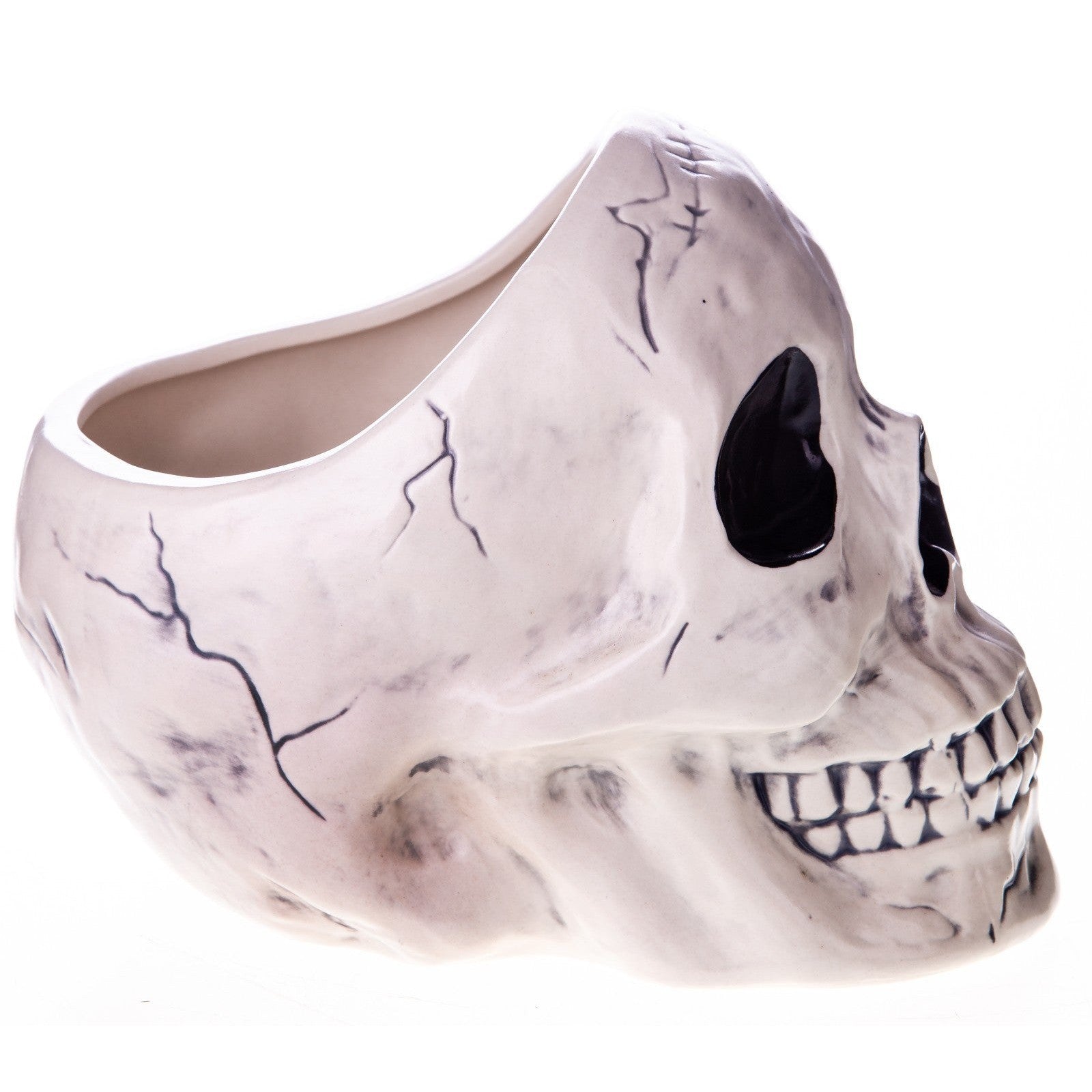 Skull-Shaped Ceramic Planter | Vases & Bowls | Home Decor