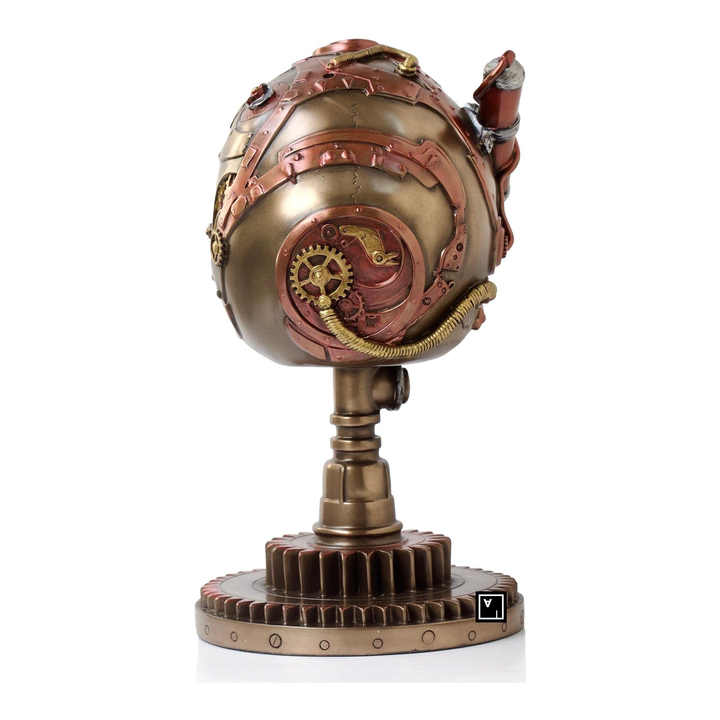 Skull on a cogwheel stand | Curios & Collectibles | Home Decor