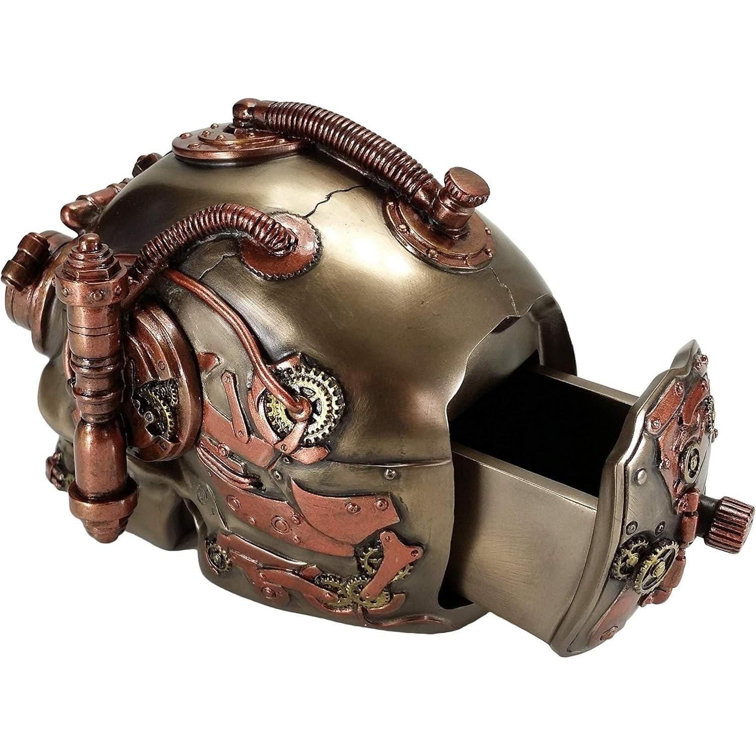 Skull with Secret Drawer Trinket Box | Desk & Curio Accessories