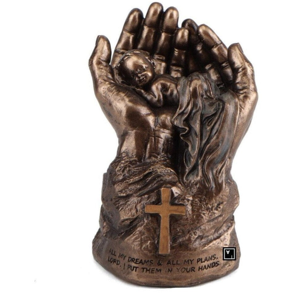 Sleeping Baby In Lord's Hands | Curios & Collectibles | Home Decor