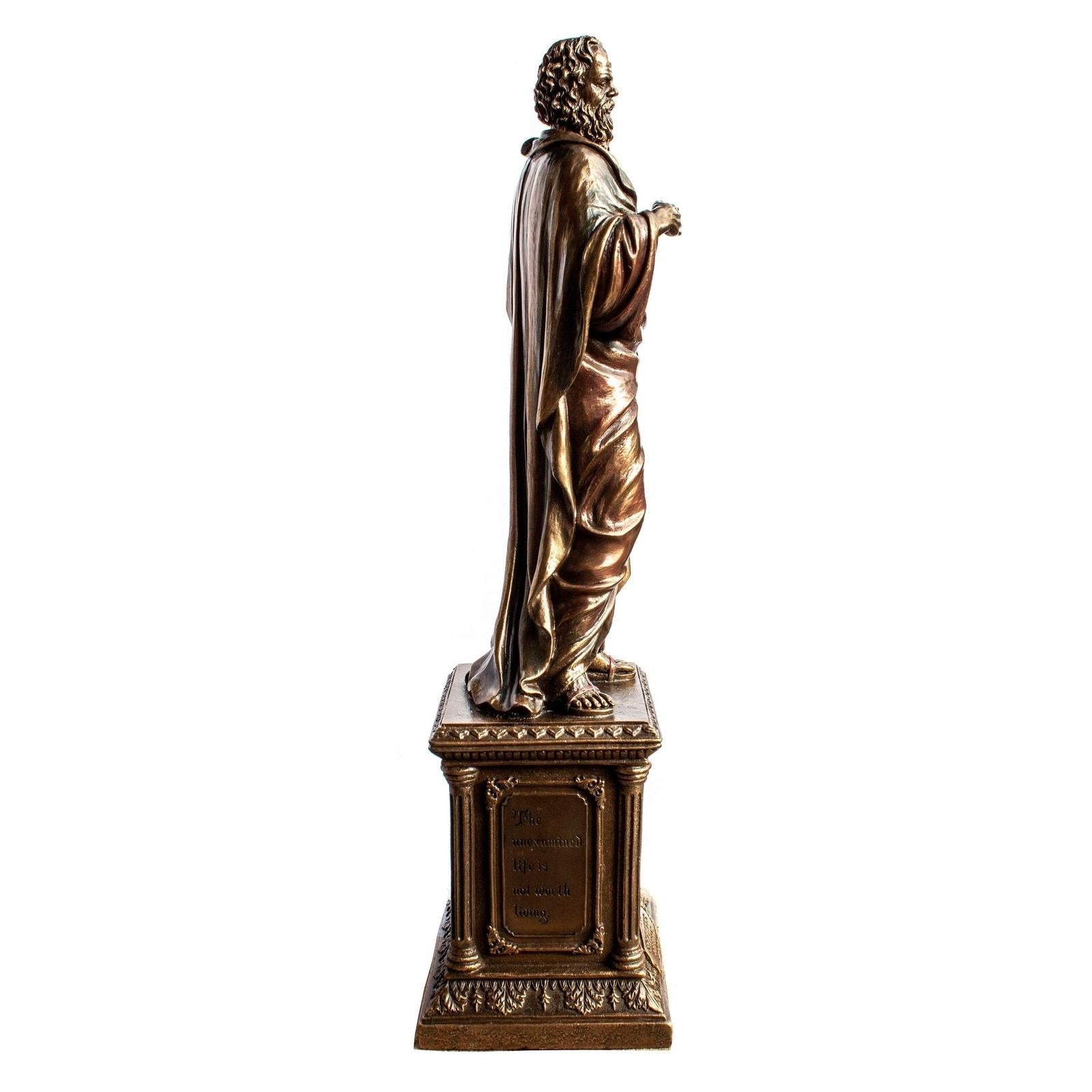 Socrates Statue Figurine. Greek Philosophers.I know that I know