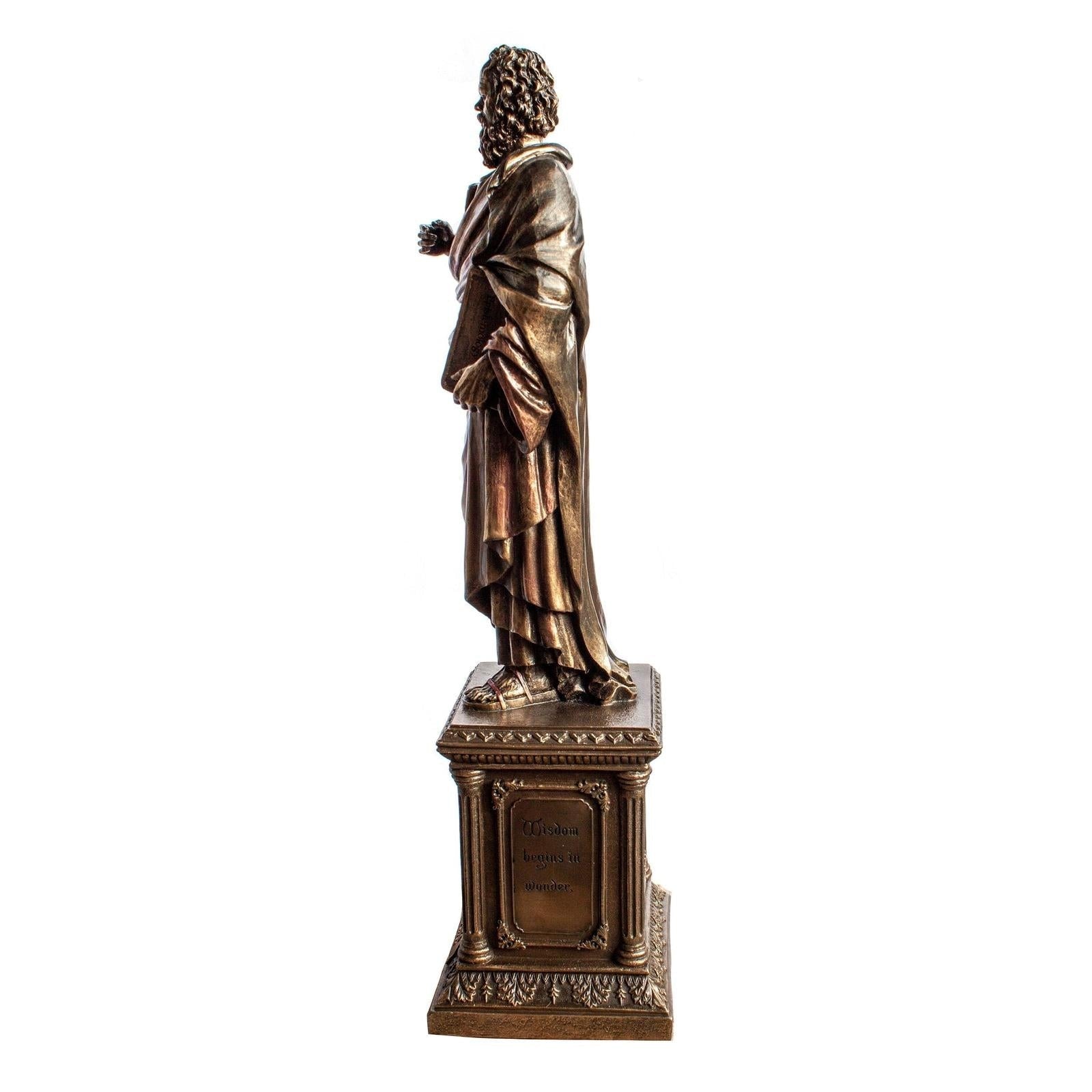 Socrates Statue Figurine. Greek Philosophers.I know that I know
