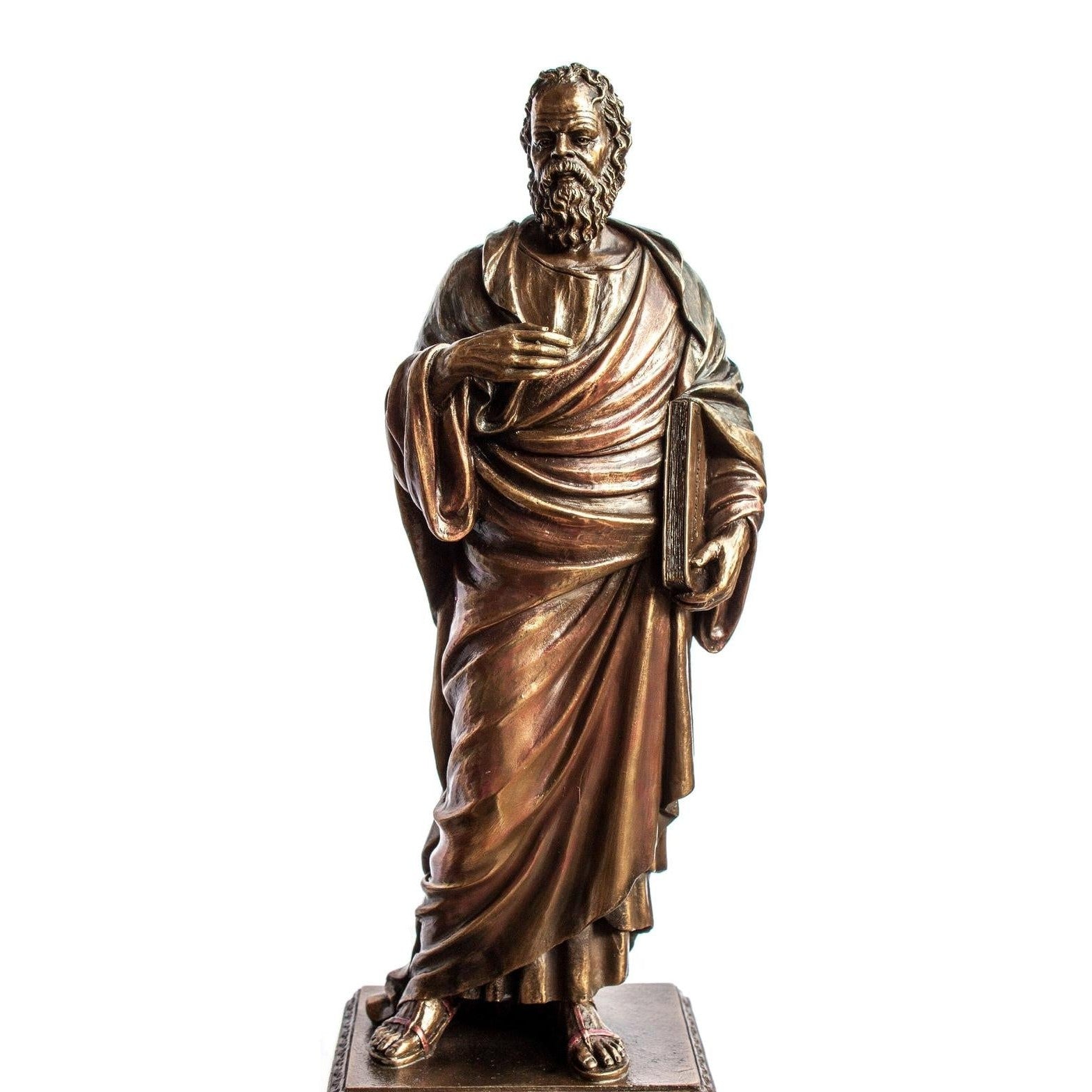 Socrates Statue Figurine. Greek Philosophers.I know that I know