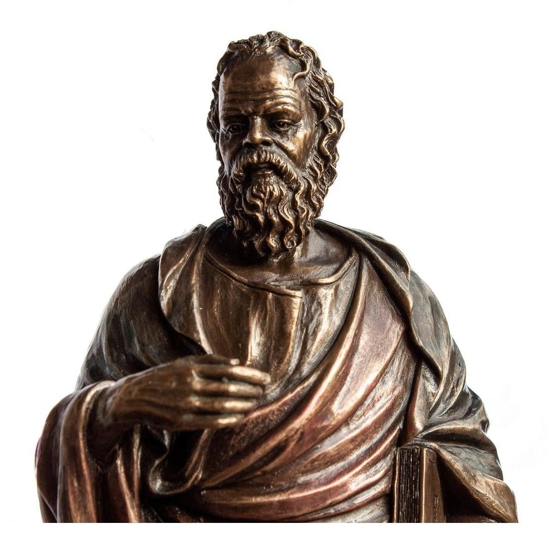 Socrates Statue Figurine. Greek Philosophers.I know that I know