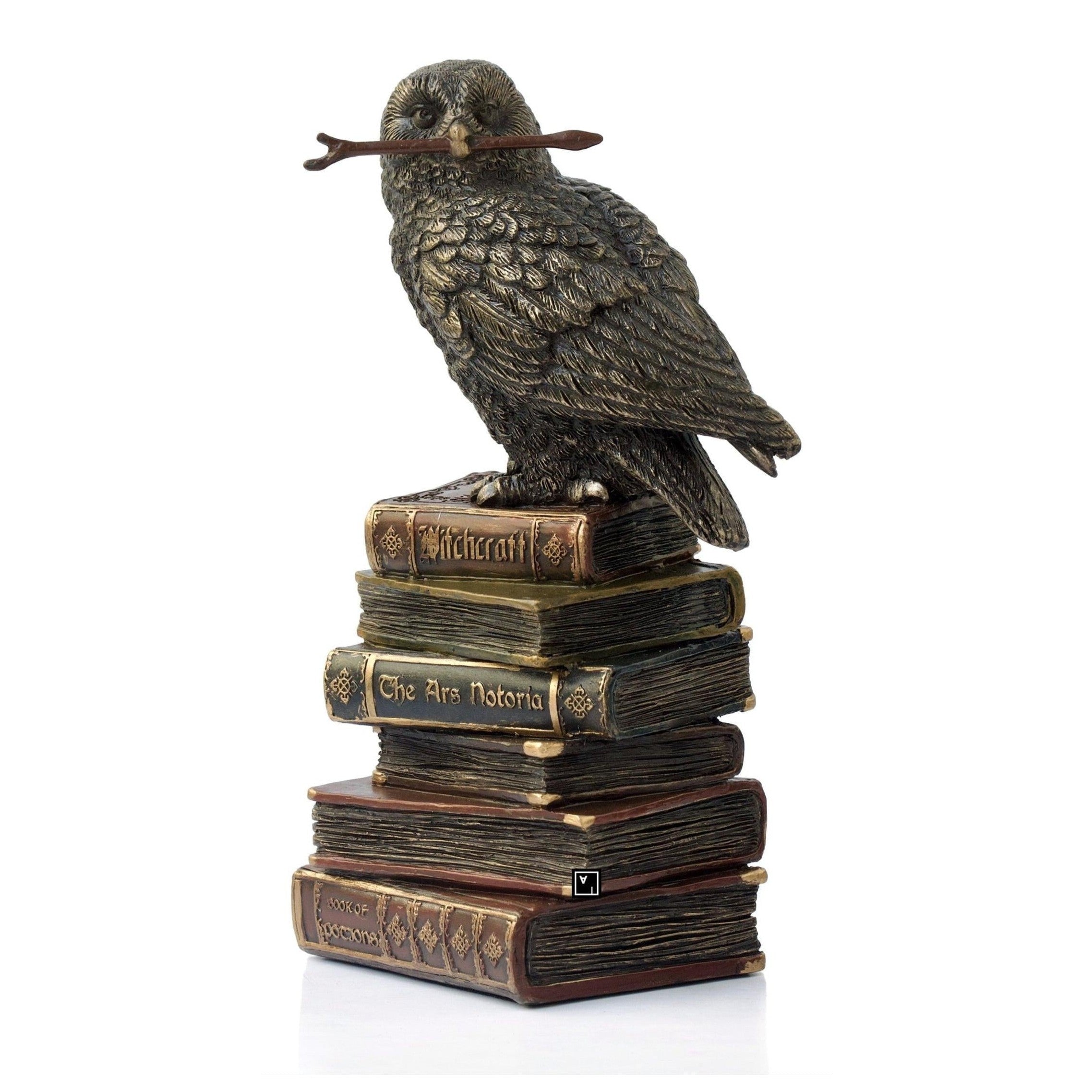 Spellcraft Witches Familiar Owl on Book | Animal Sculptures