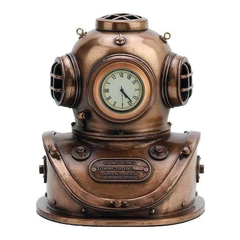 Steampunk Diving Helmet Clock | Clocks | Home Decor | Handcrafted