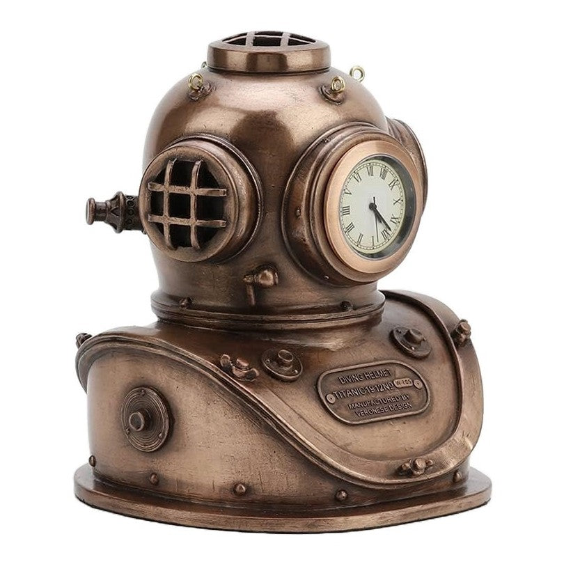 Steampunk Diving Helmet Clock | Clocks | Home Decor | Handcrafted