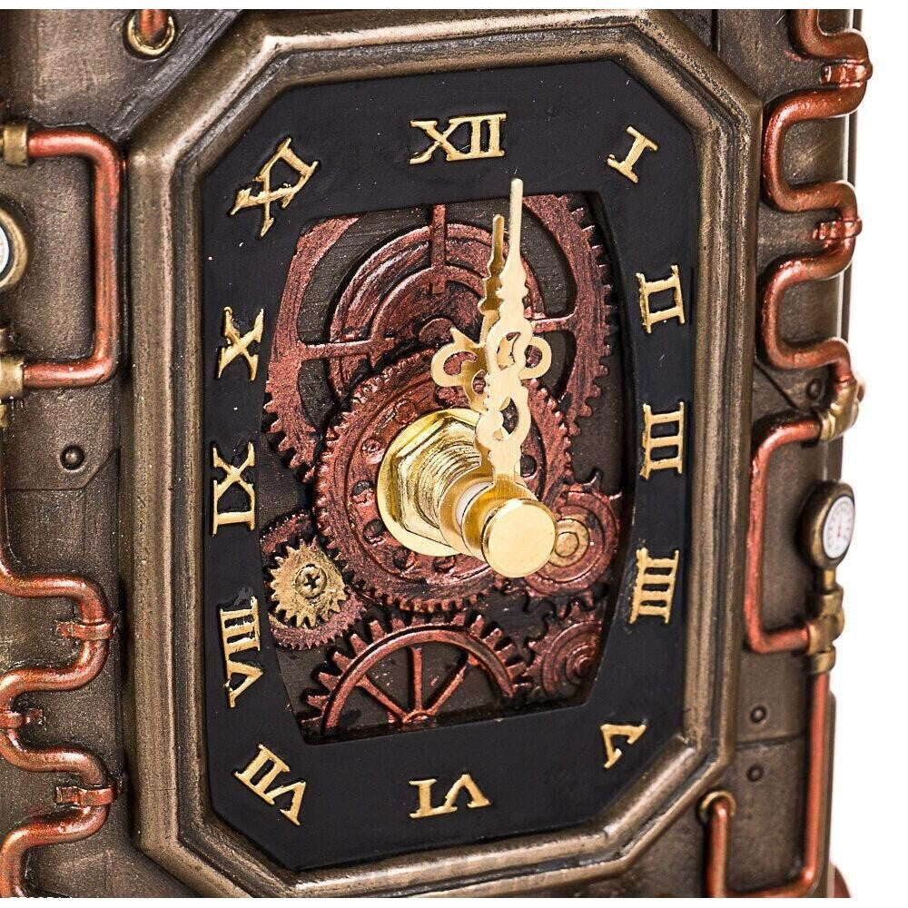 Steampunk Gas Station Desk Clock | Clocks | Home Decor | Handcrafted