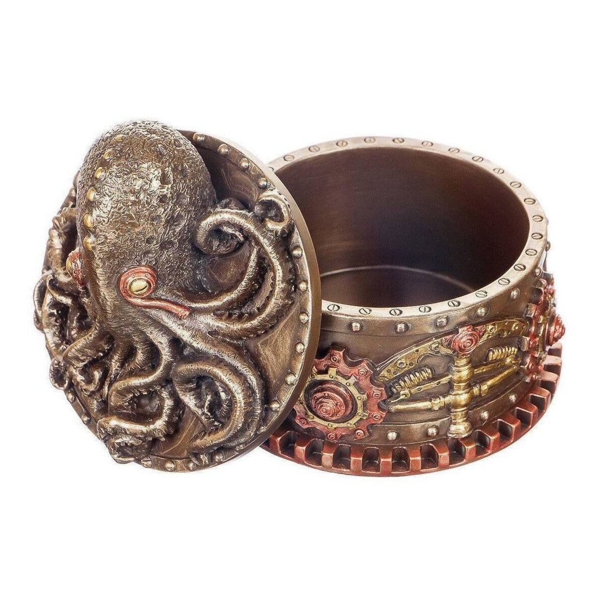 Steampunk Octopus trinkex Box .Octopus Jewelry Box.Boxtopus
