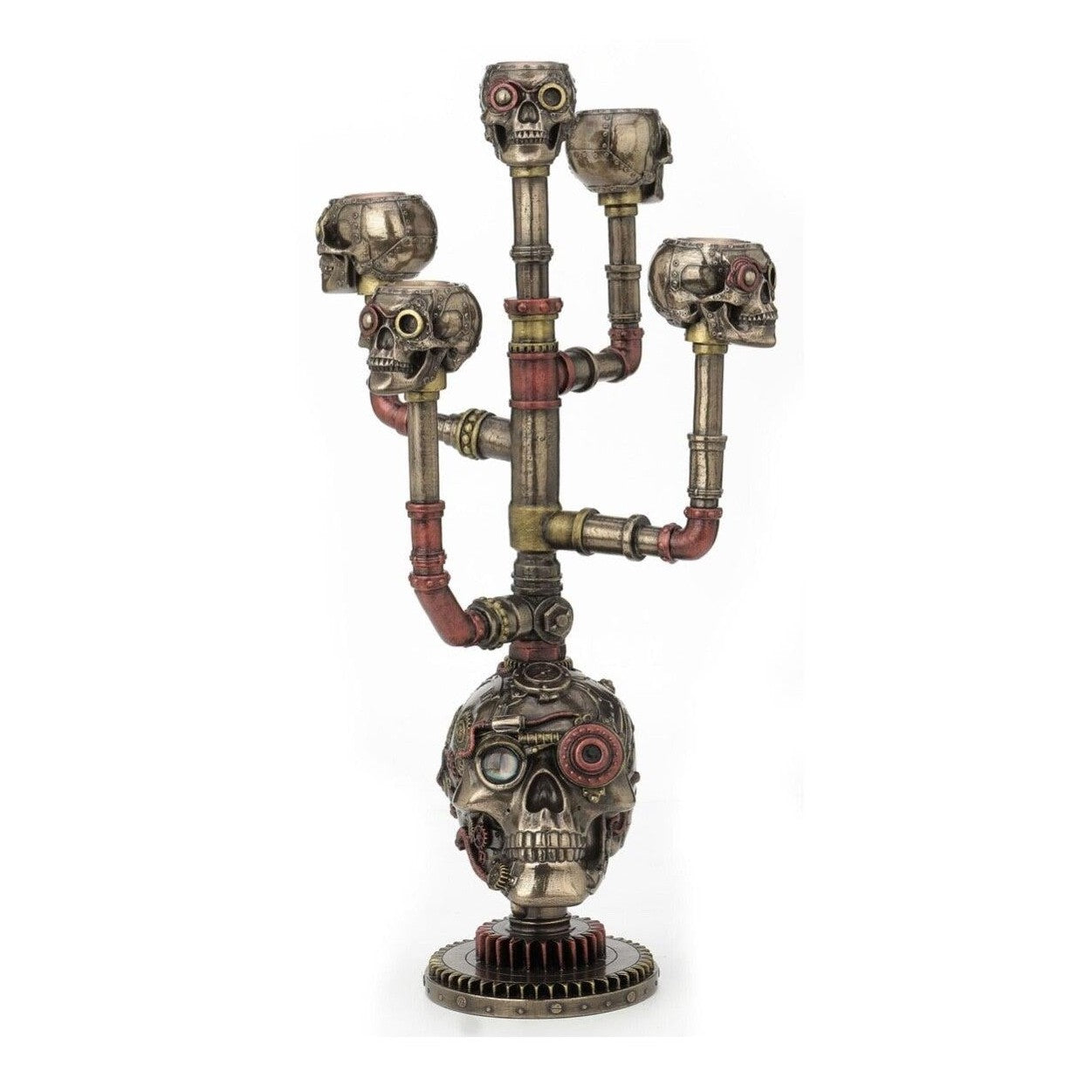 Steampunk Skull Candle holder | Lighting | Home Decor | Handcrafted