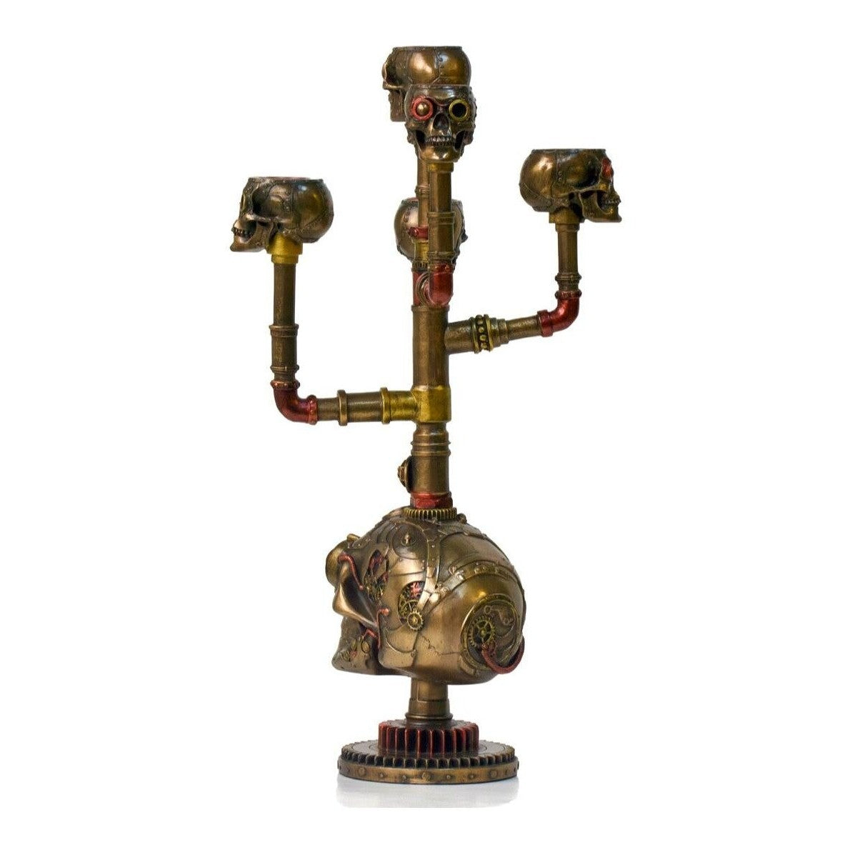 Steampunk Skull Candle holder | Lighting | Home Decor | Handcrafted