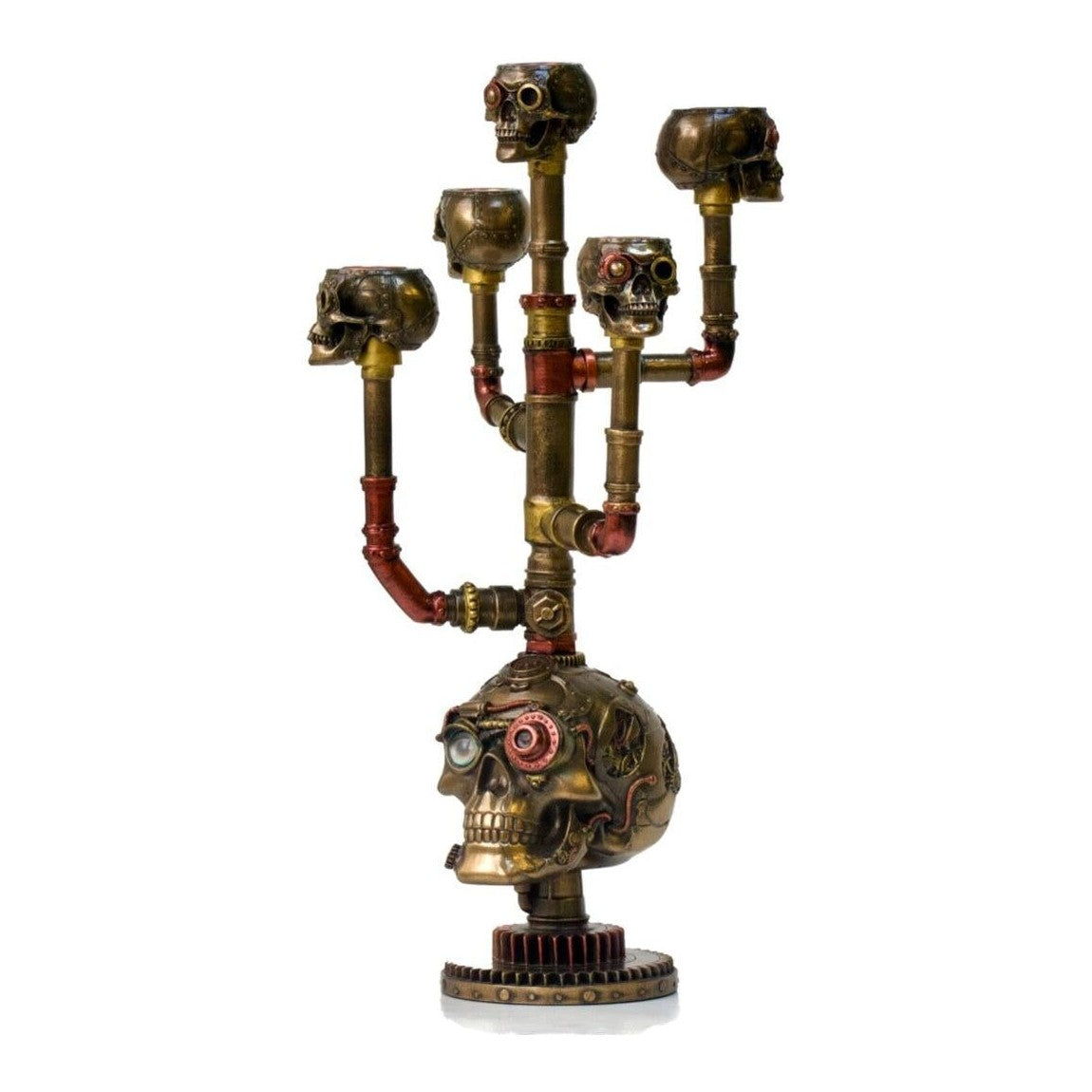 Steampunk Skull Candle holder | Lighting | Home Decor | Handcrafted