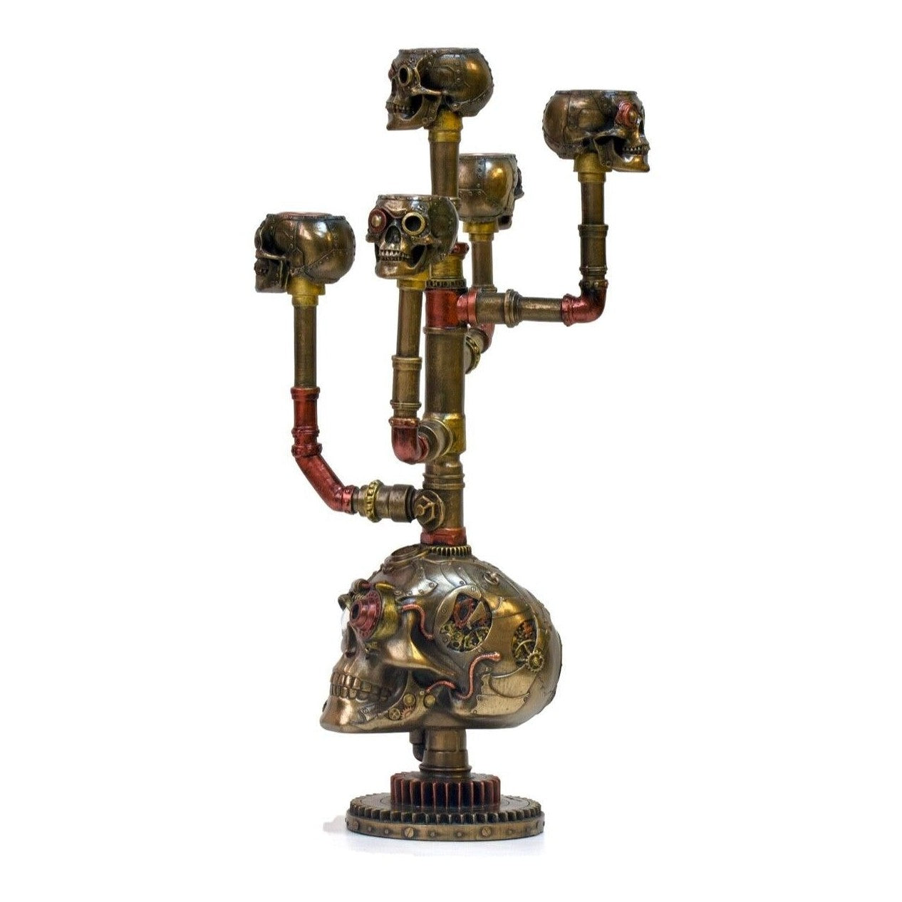 Steampunk Skull Candle holder | Lighting | Home Decor | Handcrafted
