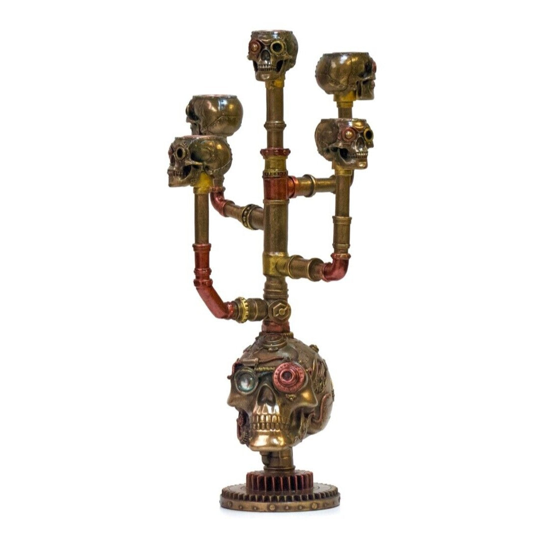 Steampunk Skull Candle holder | Lighting | Home Decor | Handcrafted