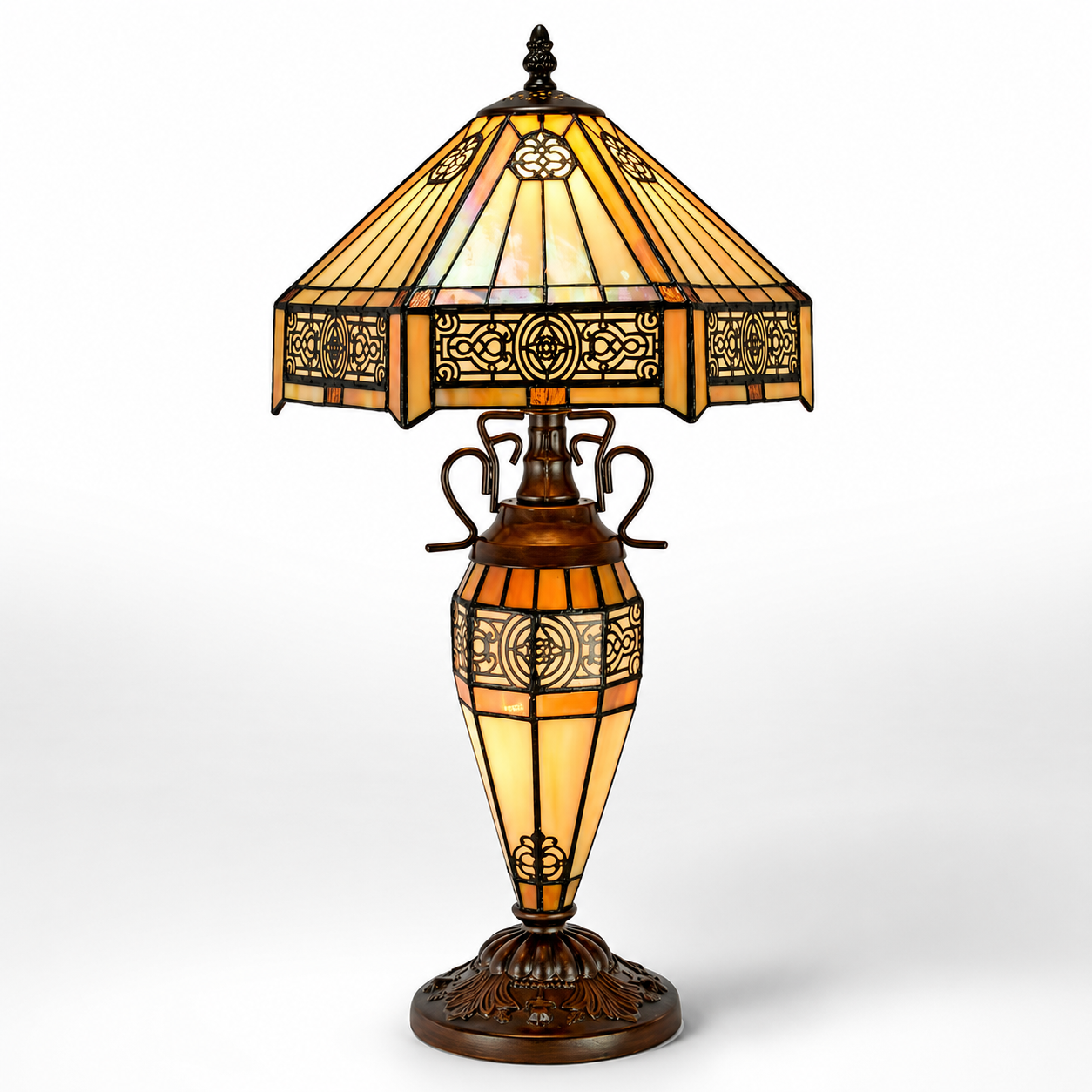 Tiffany Style Table Lamp – Mission Style