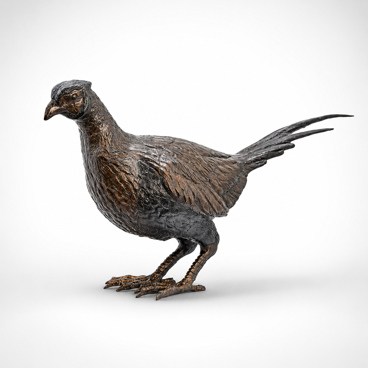 Bronze Pheasant | Animal Sculptures | Home Decor | Handcrafted