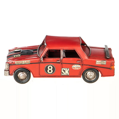 Tin model racing car | Handcrafted Home Decor | Unique Home Accent