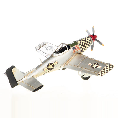 Tin model military airplane | Handcrafted Home Decor | Unique Home