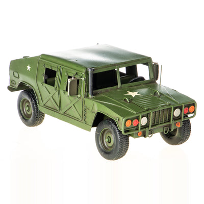Tin model military off-road vehicle | Handcrafted Home Decor
