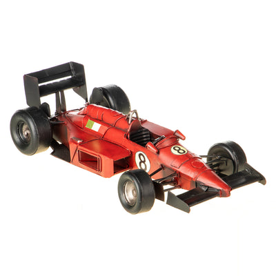 Tin model racing car | Handcrafted Home Decor | Unique Home Accent