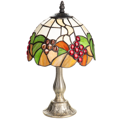 Tiffany Style Table Lamp – Floral Stained Glass